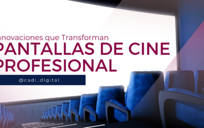 Pantallas de Cine Profesional: Innovaciones que Transforman