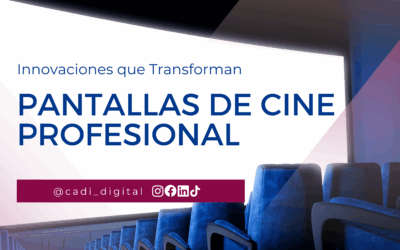 Pantallas de cine profesional: tecnología que transforma la experiencia